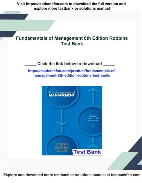 Read Fundamentals Of Management 8Th Edition Robbins Pdf 