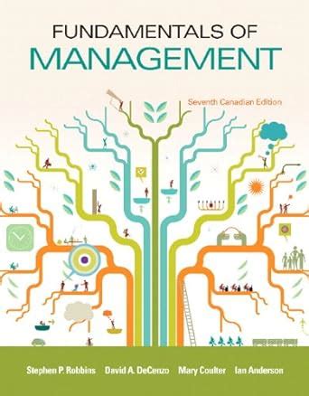 Read Online Fundamentals Of Management Robbins 7Th Canadian Edition 