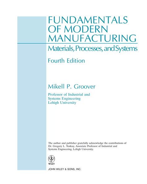 Full Download Fundamentals Of Modern Manufacturing 4Th Edition Solution Manual 