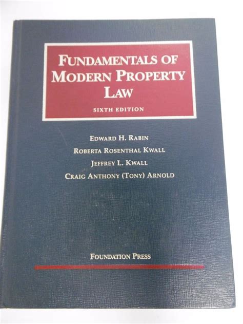 Read Online Fundamentals Of Modern Property Law 6Th Edition Outline 