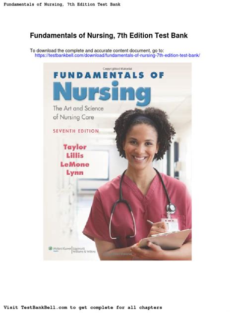 Download Fundamentals Of Nursing 7Th Edition Test Bank 