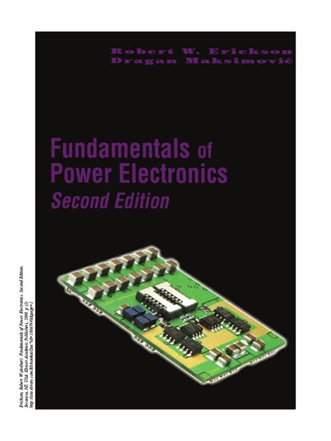 Download Fundamentals Of Power Electronics Erickson Pdf 