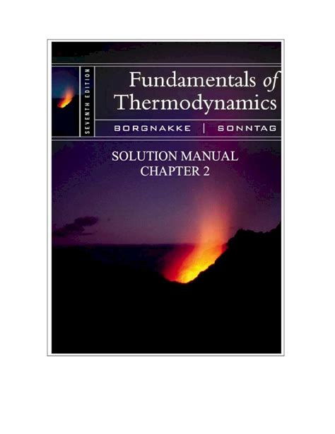 Download Fundamentals Of Thermodynamics 7Th Edition Solution Manual 