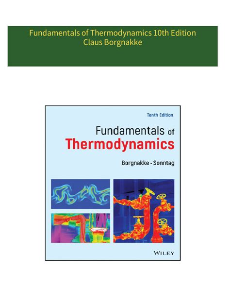 Read Fundamentals Of Thermodynamics Solutions Scribd 