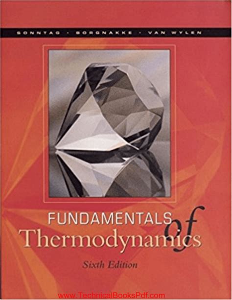 Read Fundamentals Of Thermodynamics Sonntag 6Th Edition 