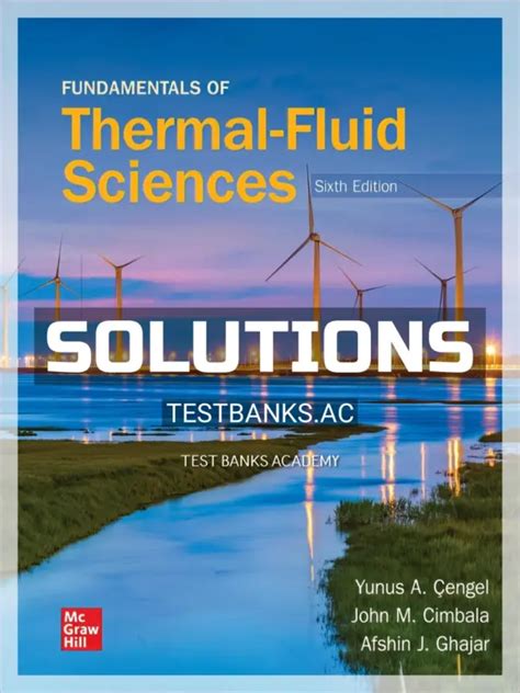 Full Download Fundamentals Thermal Fluid Sciences Solution Manual 