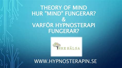 fungerar hypnosterapi
