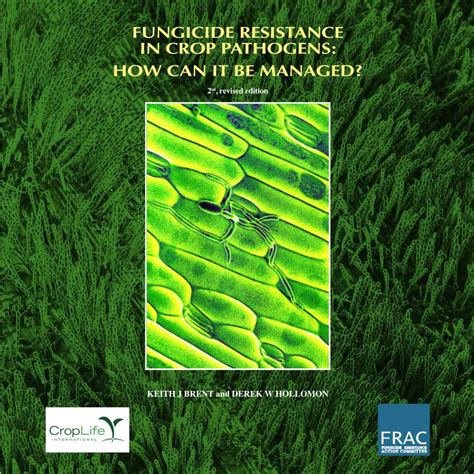 Full Download Fungicide Resistance In Crop Pathogens How Can It Be Managed 