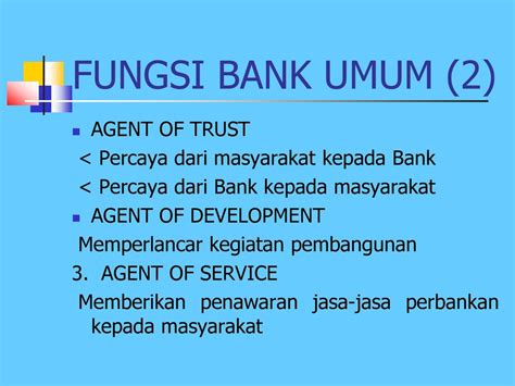fungsi bank umum