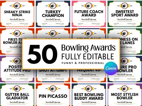Funny Bowling Awards