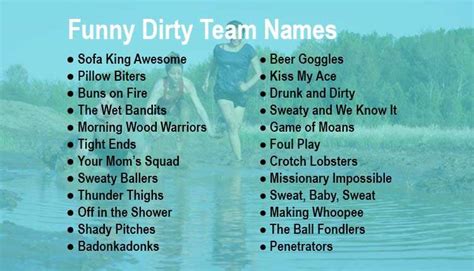 Funny Dirty Names