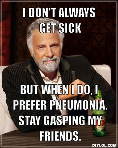 Funny Pneumonia Memes