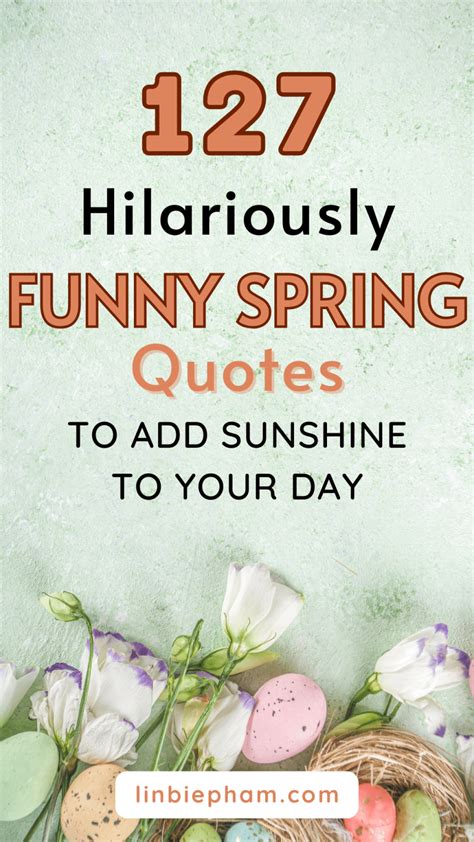 Funny Quotes On Spring