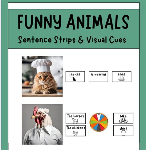 funny sentence strips