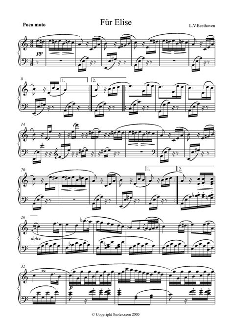 Fur Elise Pdf
