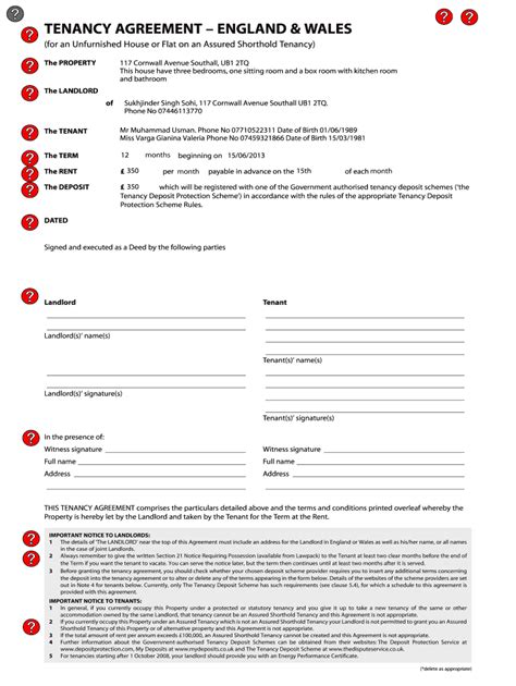 Download Furnished Tenancy Agreement Form Pack England And Wales 
