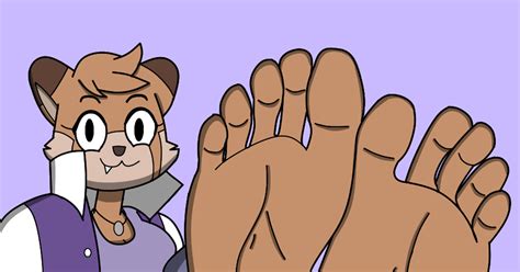 Furry Footjob