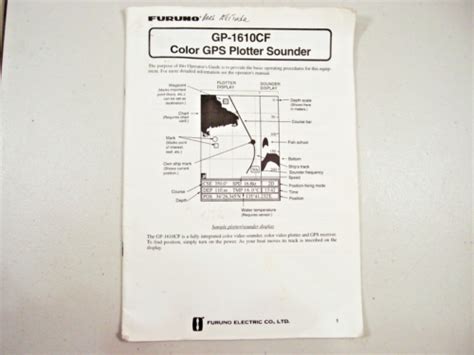 Full Download Furuno Gp 1610Cf User Guide 