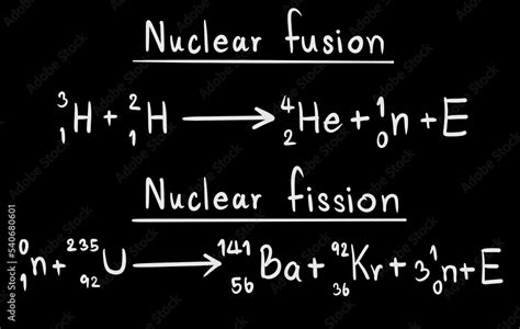 Fusion Reaction Equation