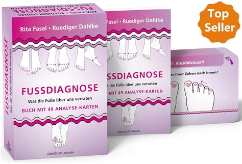 fussdiagnose set mit buch und karten was die fuss