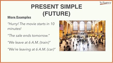 future forms present simple