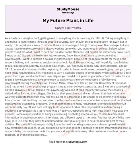 Download Future Plans Paper 