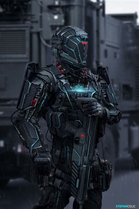 Futuristic Warrior Armor
