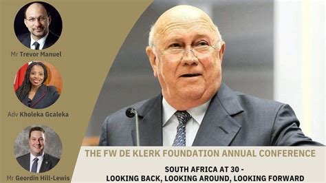 fw de klerk foundation in cape town