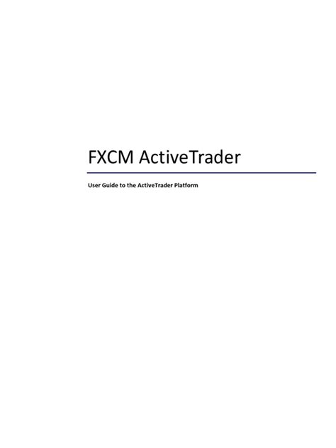 Read Online Fxcm User Manual Guide 