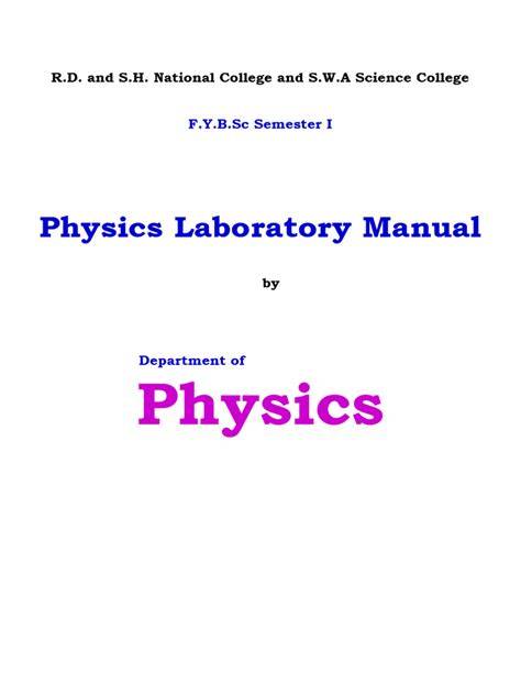 fybsc physics syllabus 2003