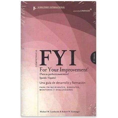 Read Fyi For Your Improvement 3Rd Edition Espanol 