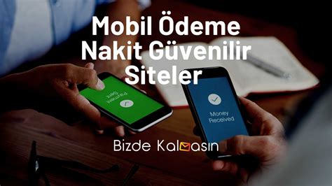 güvenilir mobil ödeme nakit