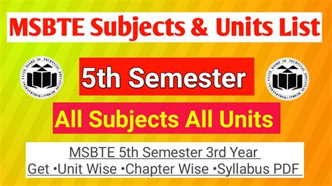 Download G Scheme 5 The Semester Civil Engineering Syllabus Msbte 2014 
