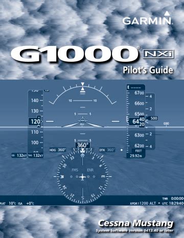 Read Online G1000 Quick Reference Guide 