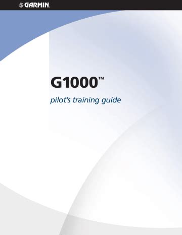 Read Online G1000 Quick Reference Guide 