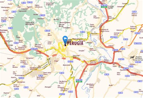 Gabelli Perugia Map