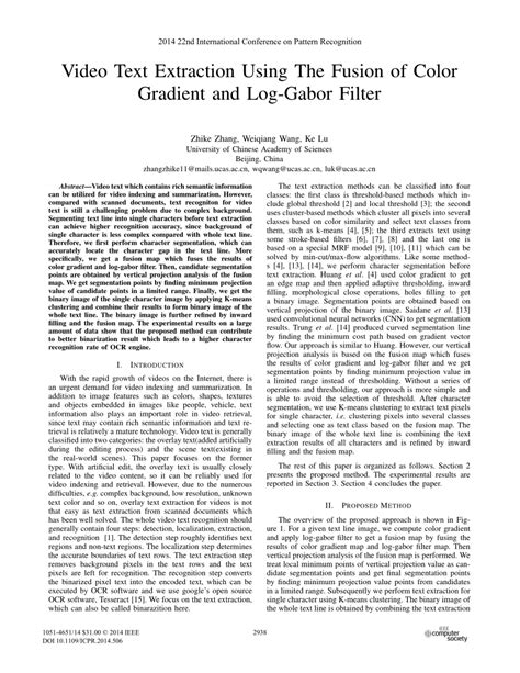 Gabor Filter Text Region Extraction Matlab Code