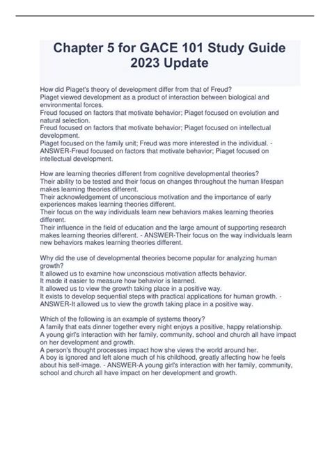Gace Ethics Exam Study Guide