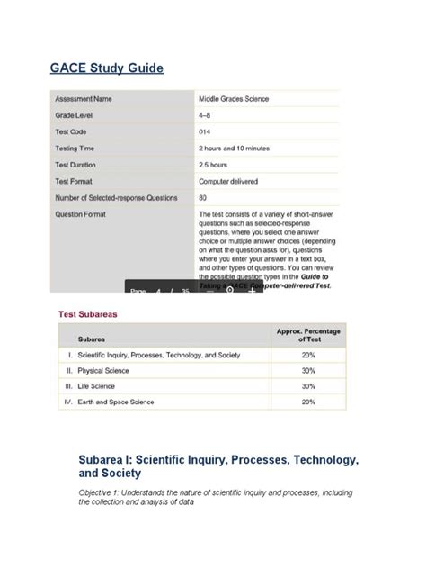Download Gace Science Study Guide 