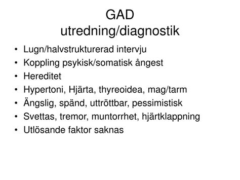 gad utredning