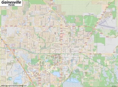 gainesville florida map