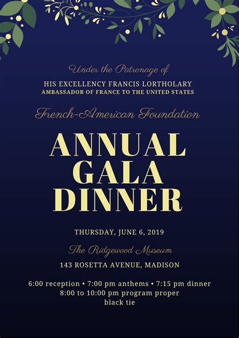 Download Gala Dinner Program Template 