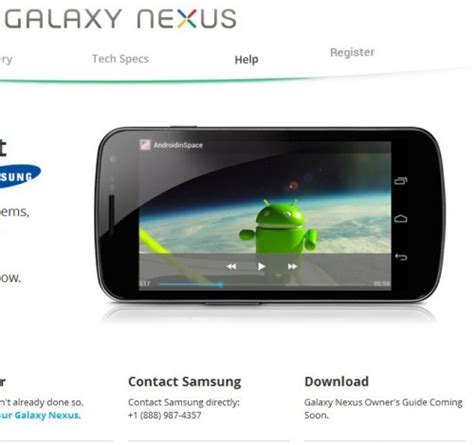Full Download Galaxy Nexus Users Guide 