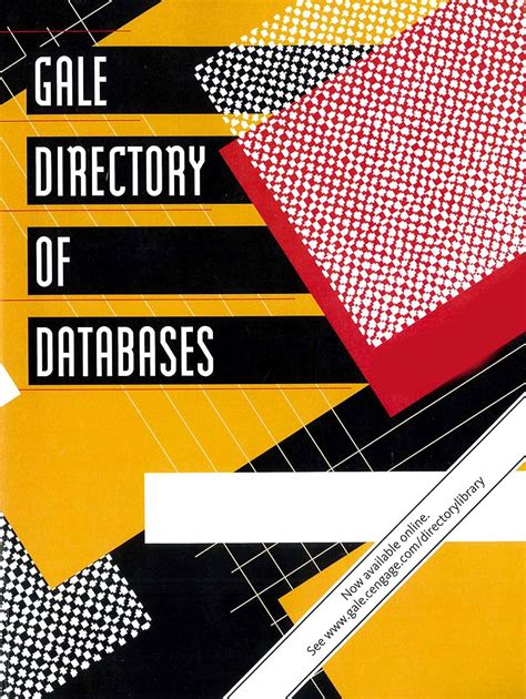 Gale Directory Of Databases 2009 Gale Directory Of