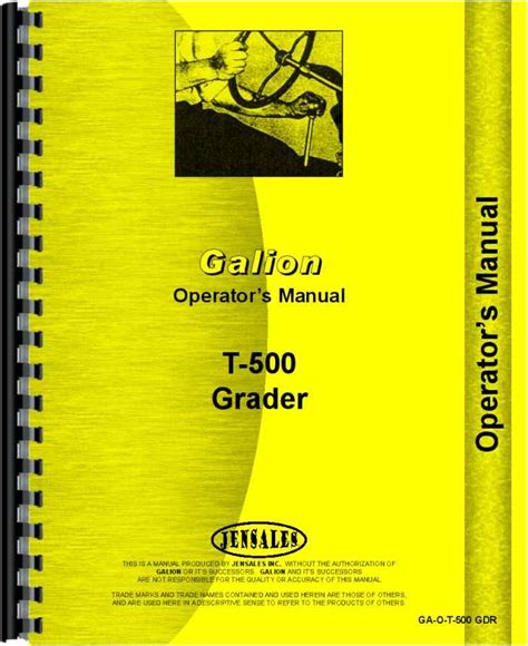 Full Download Galion T500 Manual 