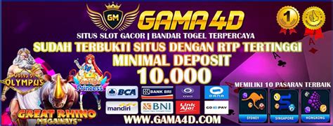 GAMA4D RESULT>>Link Slot Toto 4d Resmi Dengan Min Bet 200 Perak.