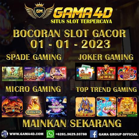 GAMA4D RTP SITUS TOGEL ONLINE TERBAIK 4D DAN Link Alternatif