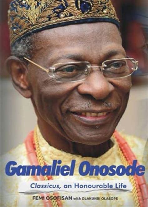 gamaliel onosode biography