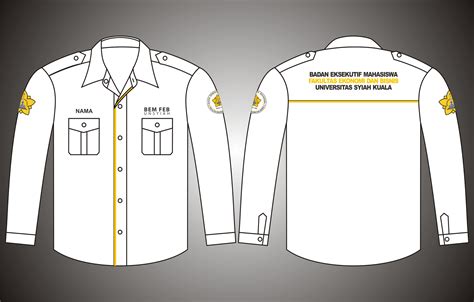 Gambar Baju Pdl  Kemeja Pdh Drill Lengan Panjang Custom Dengan 5 - Gambar Baju Pdl