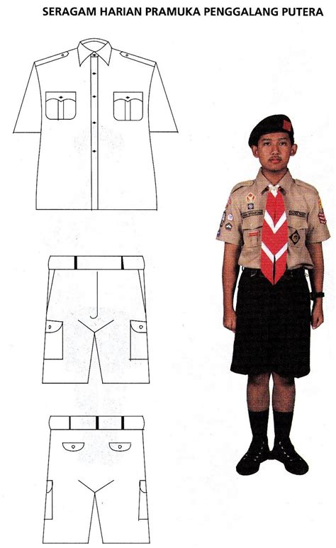 Gambar Baju Pramuka Lengkap Penggalang Pulp Baju Lapangan Pramuka Terbaru - Baju Lapangan Pramuka Terbaru